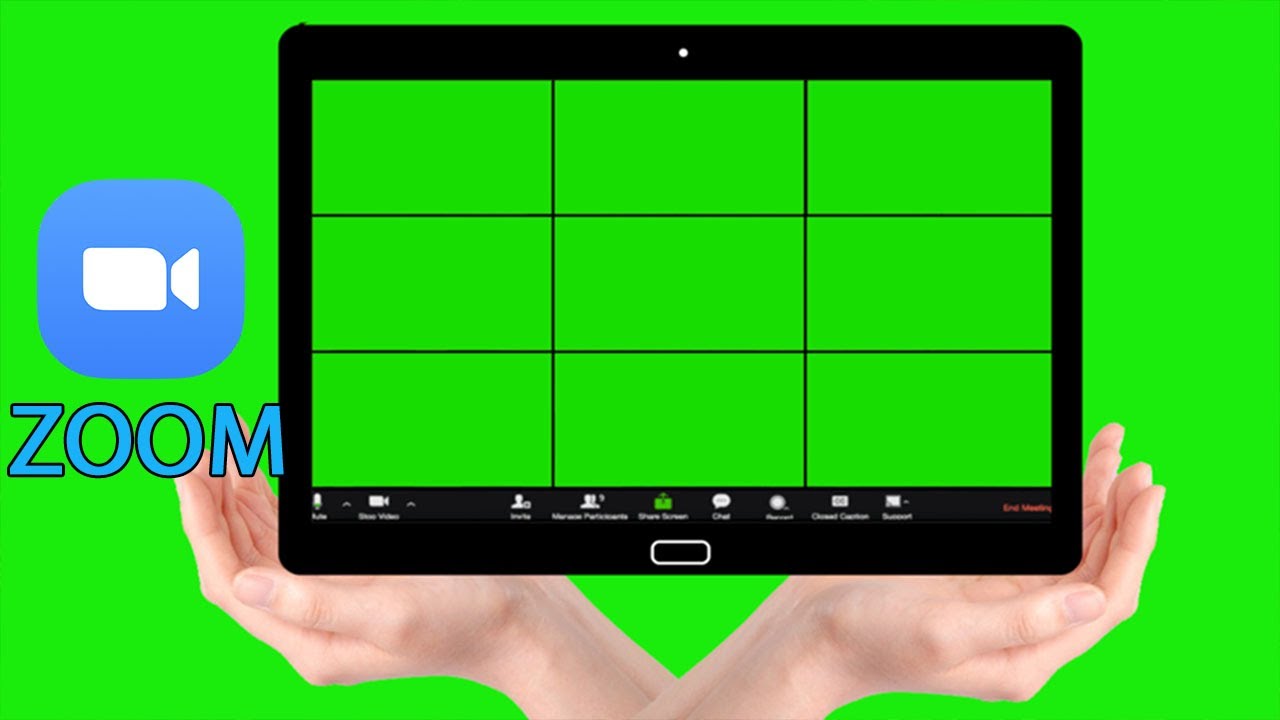 zoom virtual background green screen