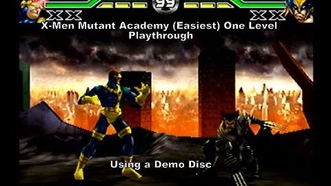 Ps1 Demo Disc 64: X-Men: Mutant Academy One Level Playthrough :D #Playstation #Sony #Demo #DemoDisc