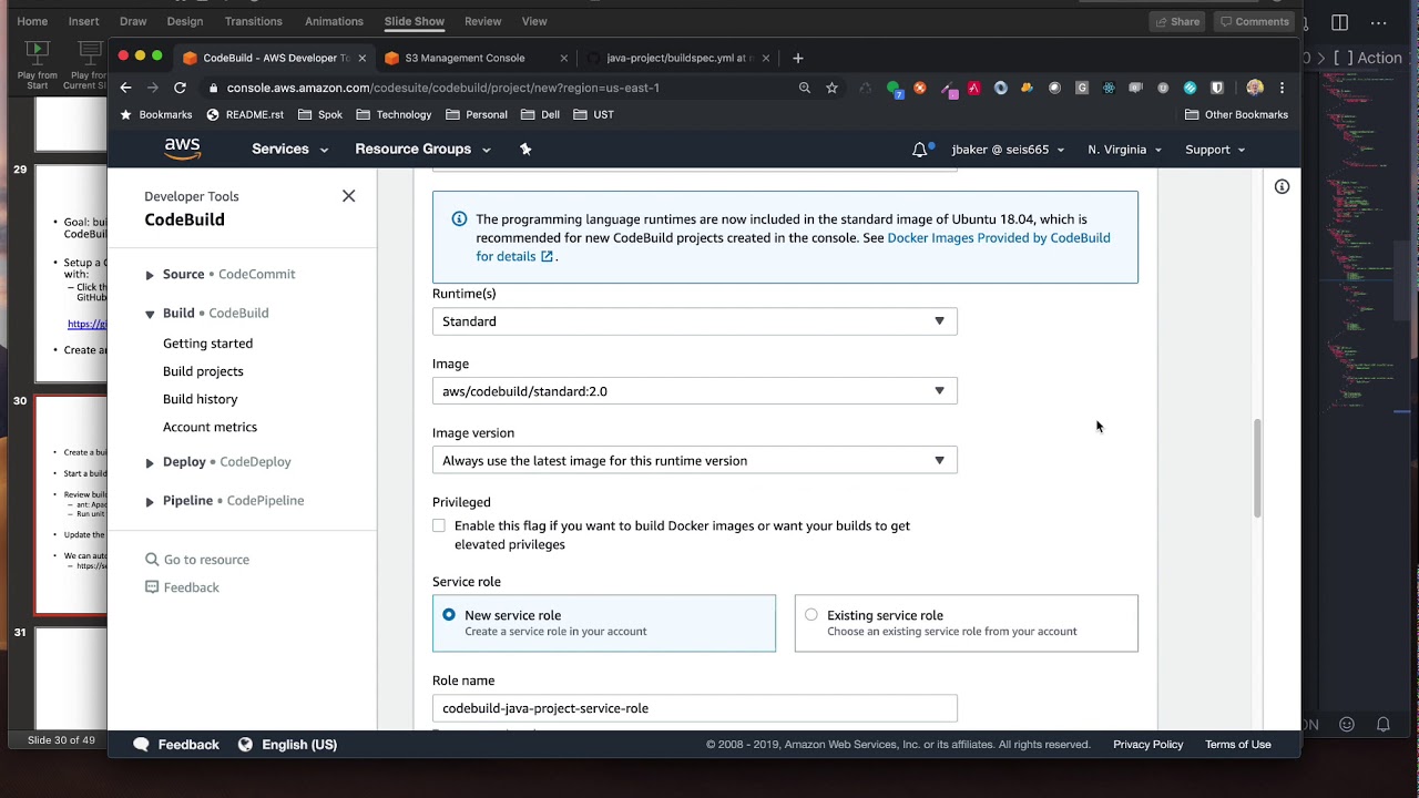 DevOps & Cloud Infrastructure Week 10 Part 5: Codebuild hands-on - YouTube