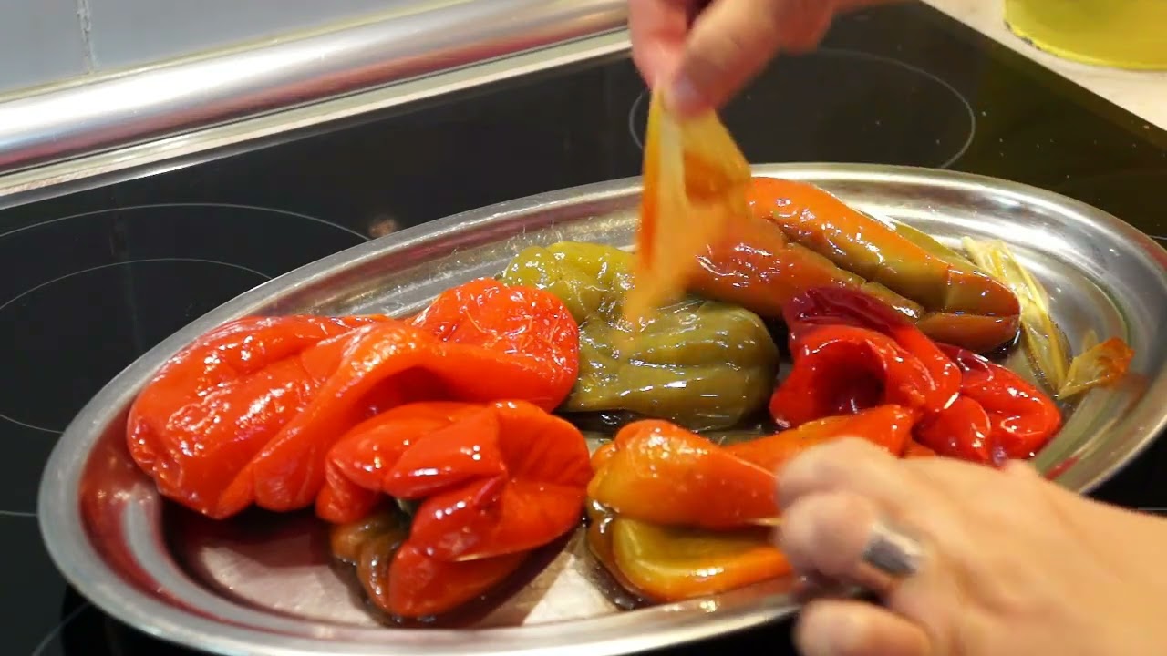 Cómo  ASAR PIMIENTOS SIN HORNO  en 5 MINUTOS