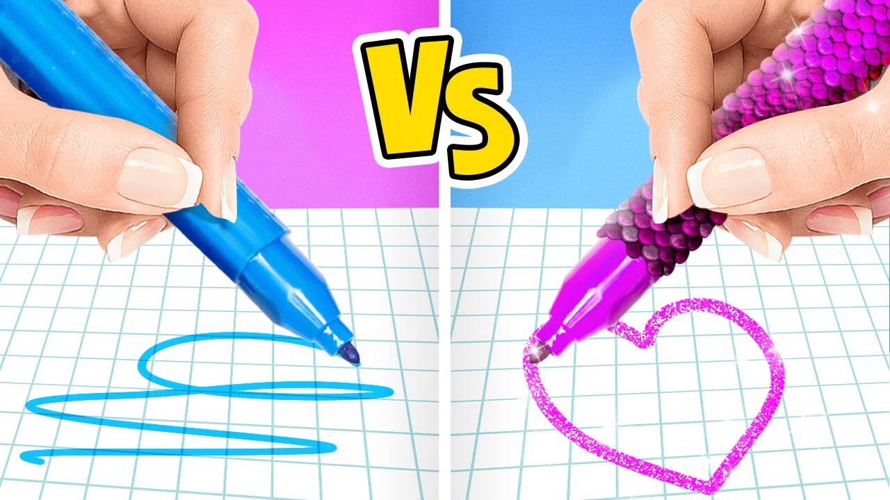 GENIUS SCHOOL HACKS AND ART IDEAS YOU SHOULD TRY - YouTube