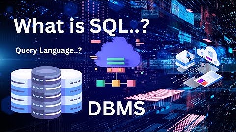 What is SQL ? DBMS ? Query Language ?  What are Databases ? | Data Analyst |