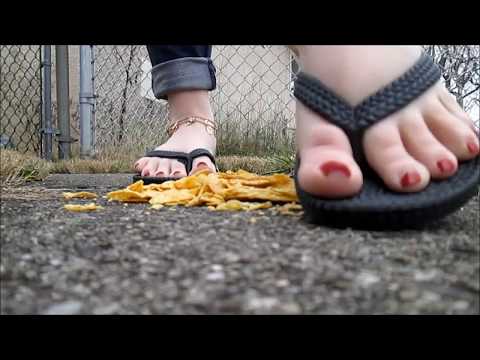 Crushing Chips (in and out of flip flops)