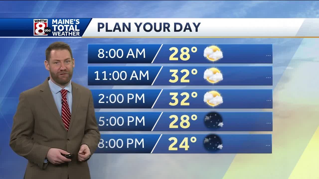 Windy and colder afternoon with more snow on the way - YouTube