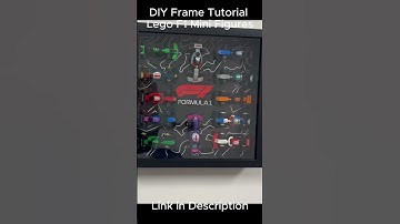 DIY Lego F1 Minifigure Display Frame for Under $20 | Budget-Friendly Tutorial
