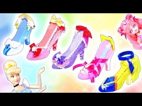 HUGっと!プリキュア リカちゃん♥キュアエール、アンジュ、エトワール、マシェリ、アムールのハイヒールを粘土で手作り✨おもちゃ 人形 アニメ