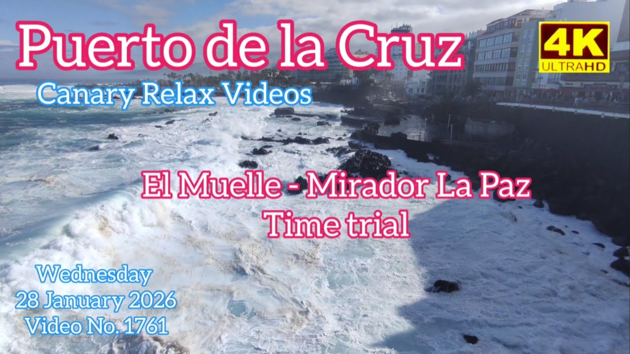Тенерифе 🏝️ Пуэрто-де-ла-Крус от Эль-Мюэль до Мирадор-ла-Пас Гонка на время