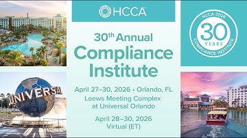 Celebrating 30 Years of the Compliance Institute