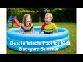 🏊 Best Inflatable Pool for Kids Backyard Summer | CACSPS Foldable Dog Pool, 71" x 12" Kiddie Pool 🏊