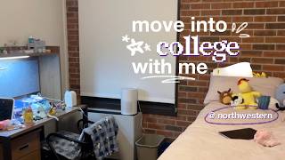 moving into college dorms northwestern university