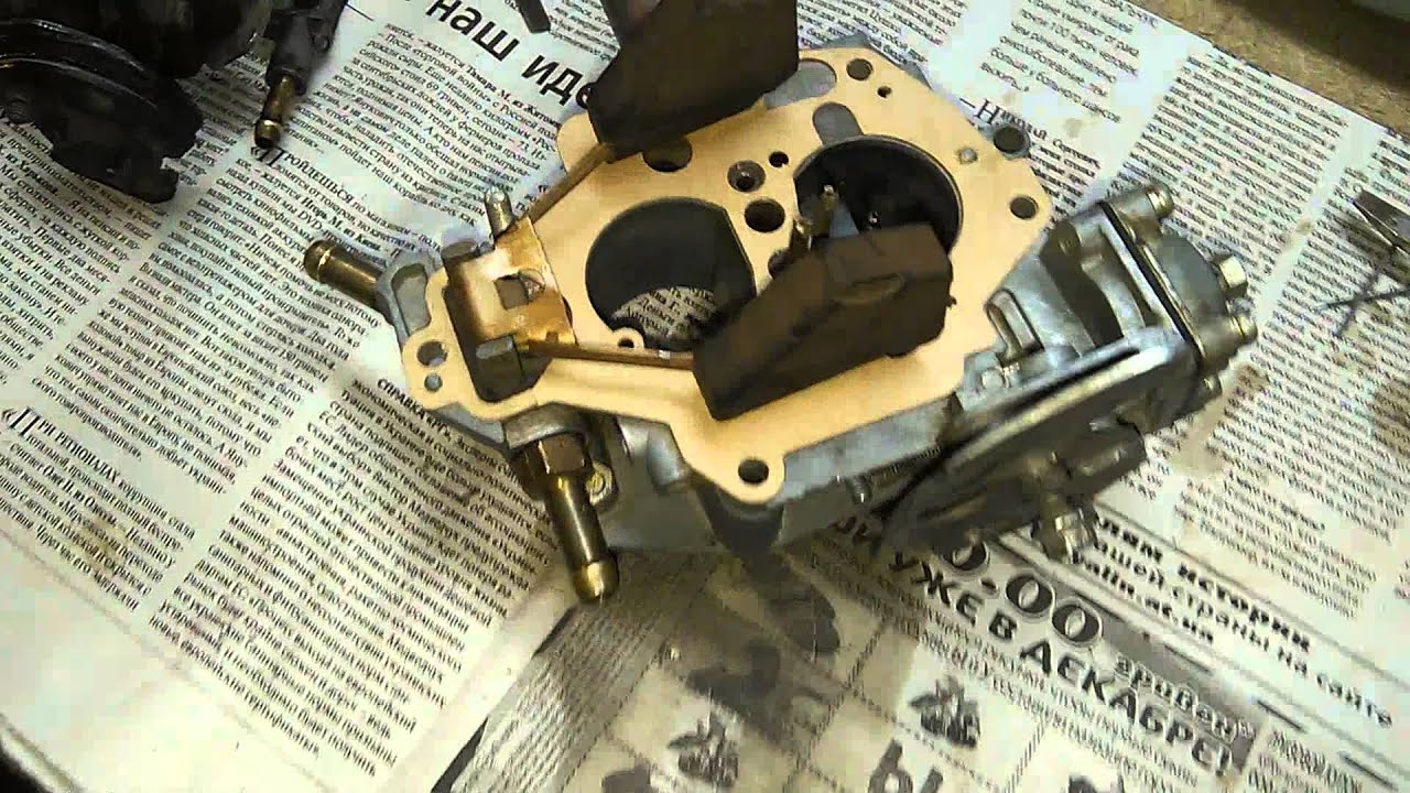 1. Чистка и переборка карбюратора Solex 21083 / GAZ 24 - YouTube