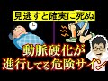 【危険】動脈硬化が進むと体に現れる危険なサイン4選と改善法！【悪玉コレステロール｜高血圧｜中性脂肪｜血管｜予防】
