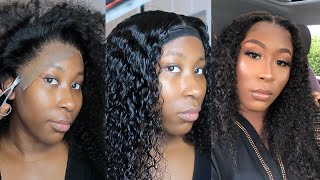 THE MOST AFFORDABLE KINKY CURLY LACE FRONTAL WIG | FT YYong Hair on Aliexpress