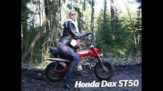 Moped Leggins Overknees Start Ride Honda Dax St50 Classic