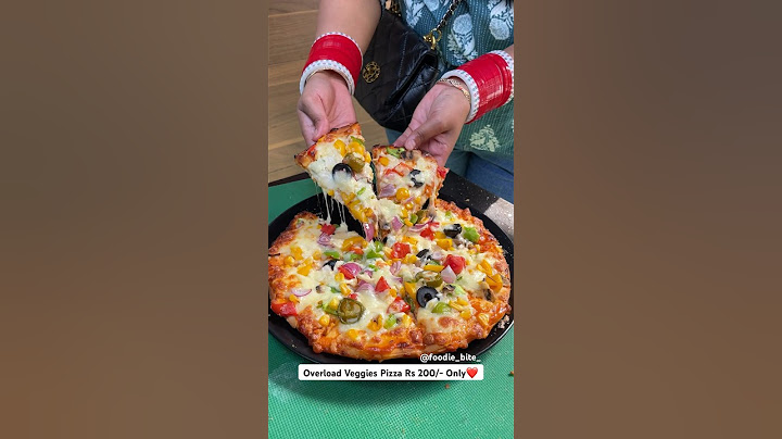 Overload Veggies Pizza In Just 200/-🤤 #youtubeshorts #trending #viral #pizza #veggies #streetfood