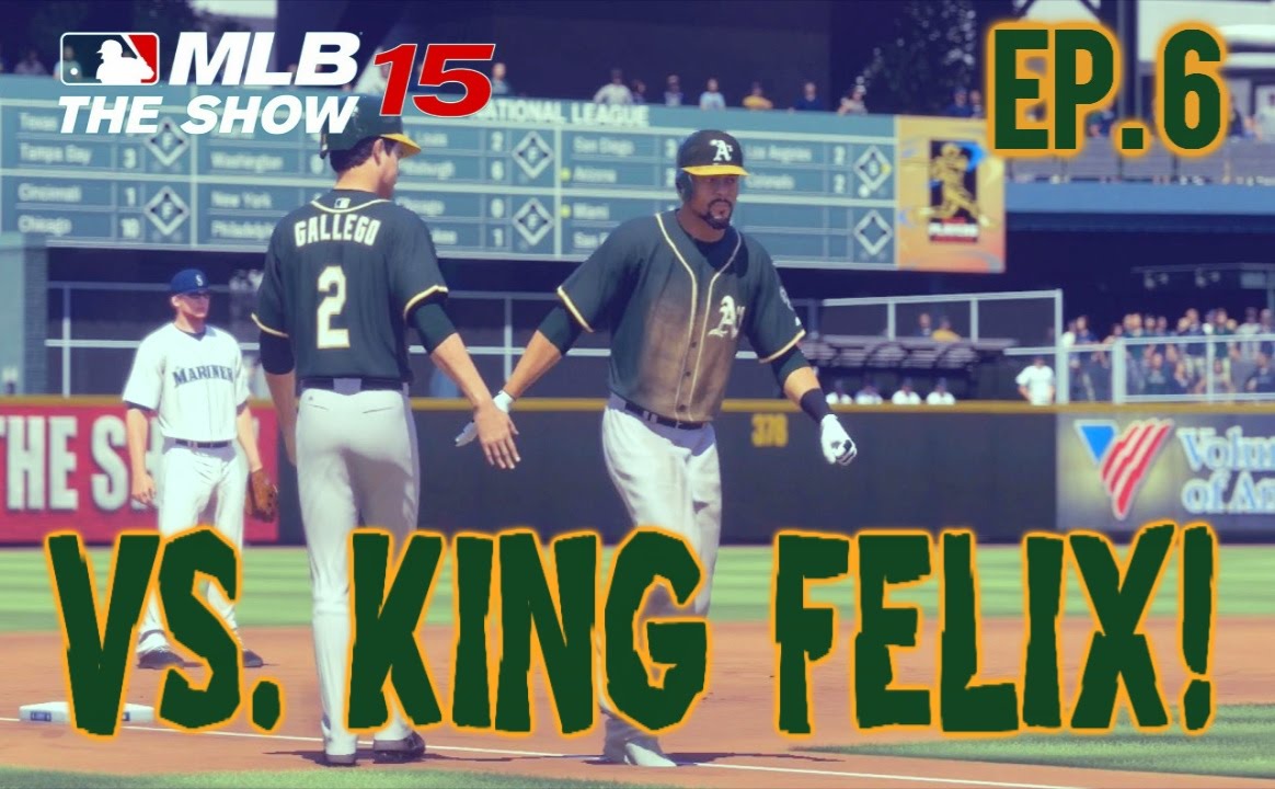 MLB 15 The Show Oakland A's Franchise Mariners TEEING OFF ON AN
