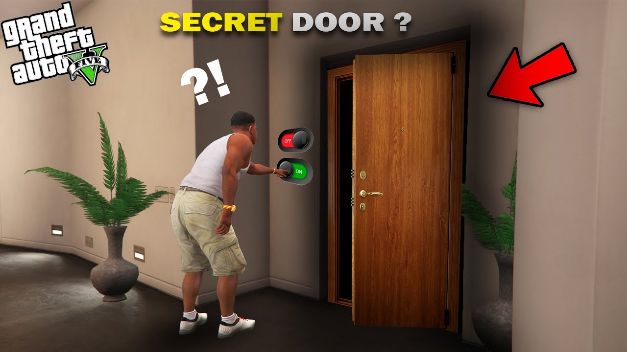 GTA 5 : I Opened The Ultimate Secret Door Of Franklin's House.. (GTA 5 Mods)