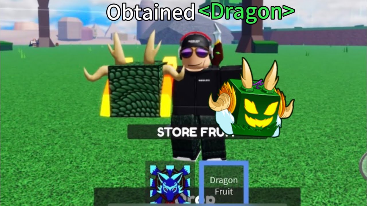 Getting dragon fruit in Blox Fruits But Bad. (Roblox) - YouTube