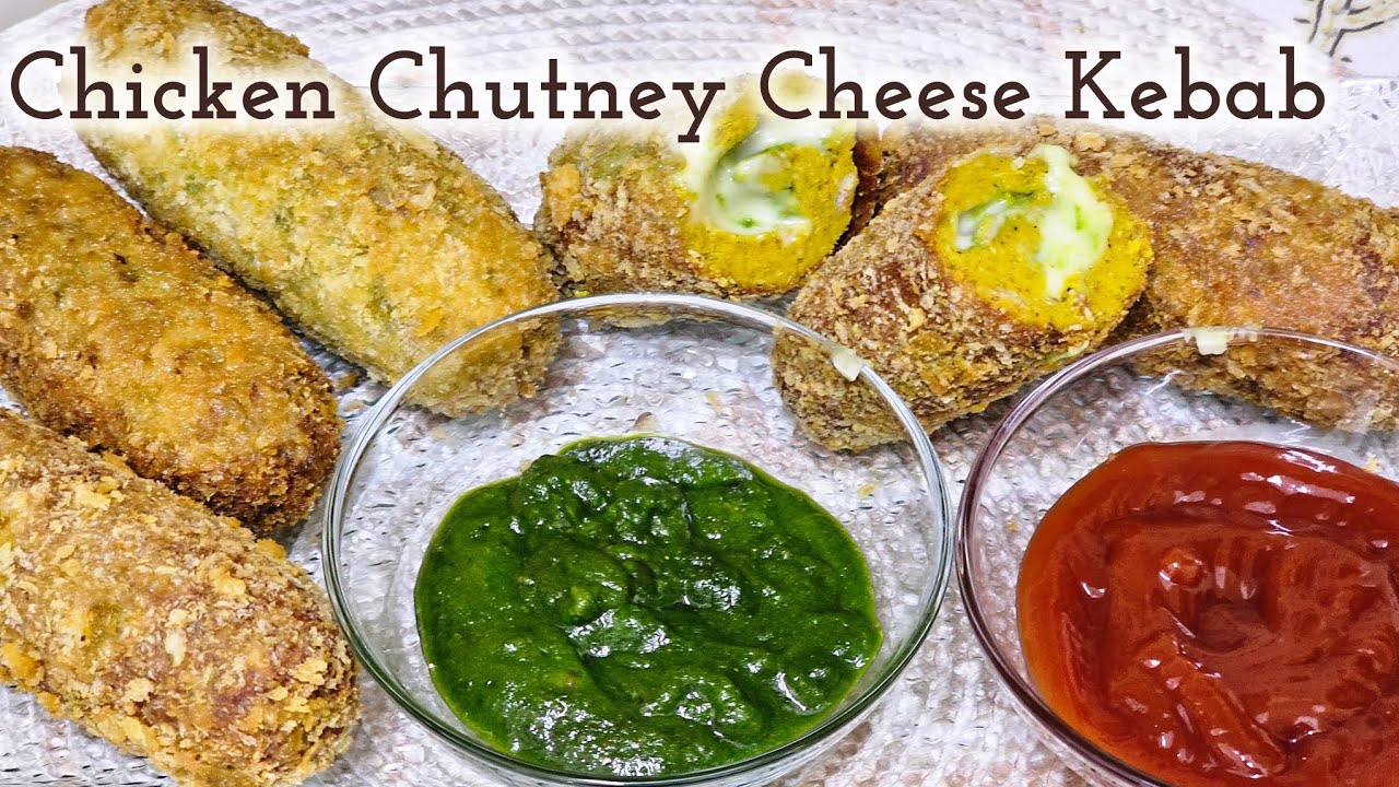 Cheesy Chicken Chutney Kebab | Soft & Juicy |Iftar Special Snack