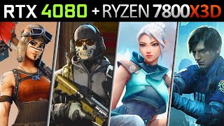 RTX 4080 + 7800X3D l Test in 20 Games l 1440p ULTRA