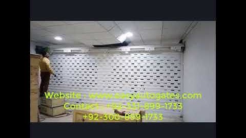 Automatic Aluminum Roller shutter Remote Control By Easyautogates