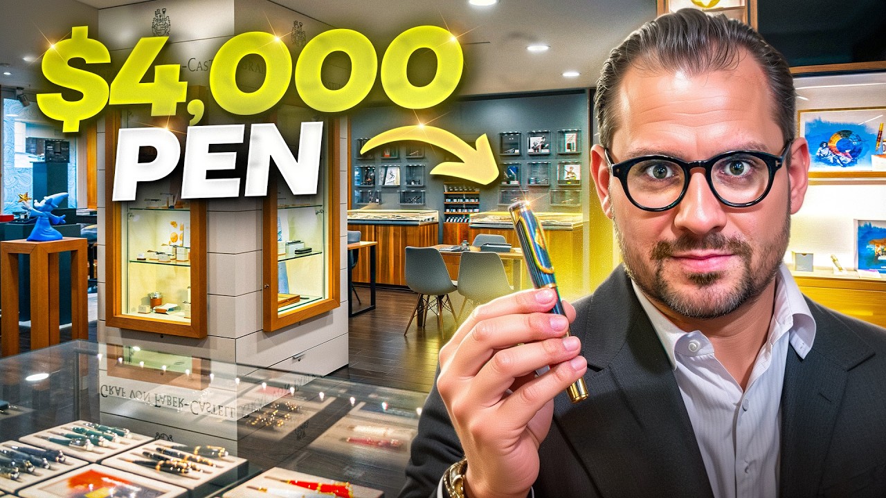 Внутри самого эксклюзивного в мире бутика ручек