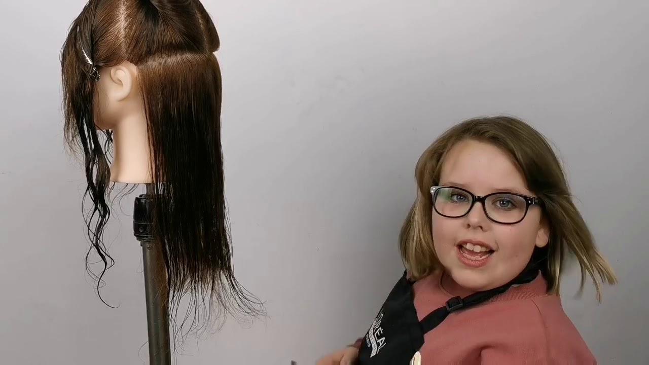 My first hairdressing lesson YouTube