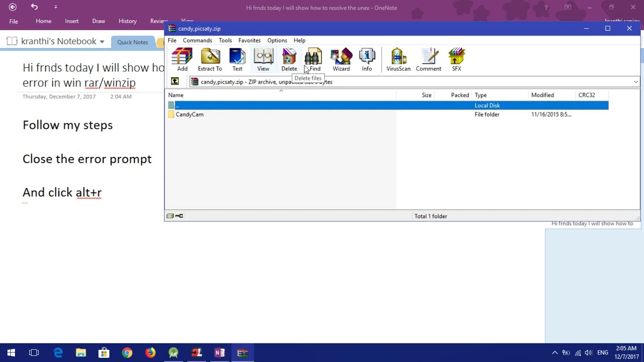 winrar unexpected end of archive download