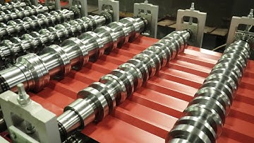 Zhongyuan R panel roof roll forming machine