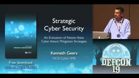 DEFCON 19 An Evaluation of Nation-State Cyber Attack Mitigation Strategies (w speaker)
