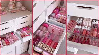 Immersive Kawaii Makeup Organization🎀 | Restocking And Refills With Me✨