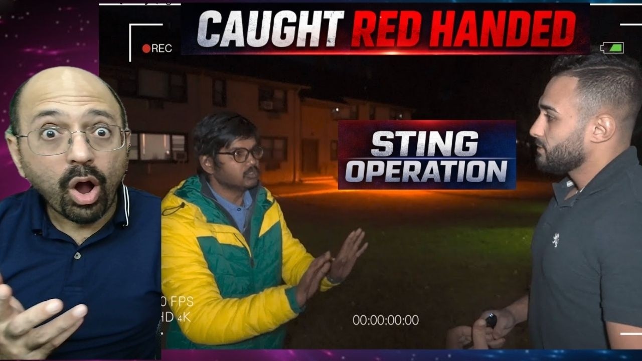 INDIAN STUDENT Caught REDHANDED in *STING OPERATION* - YouTube