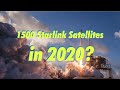 What does it mean to have 24 Starlink Launches in 2020?
