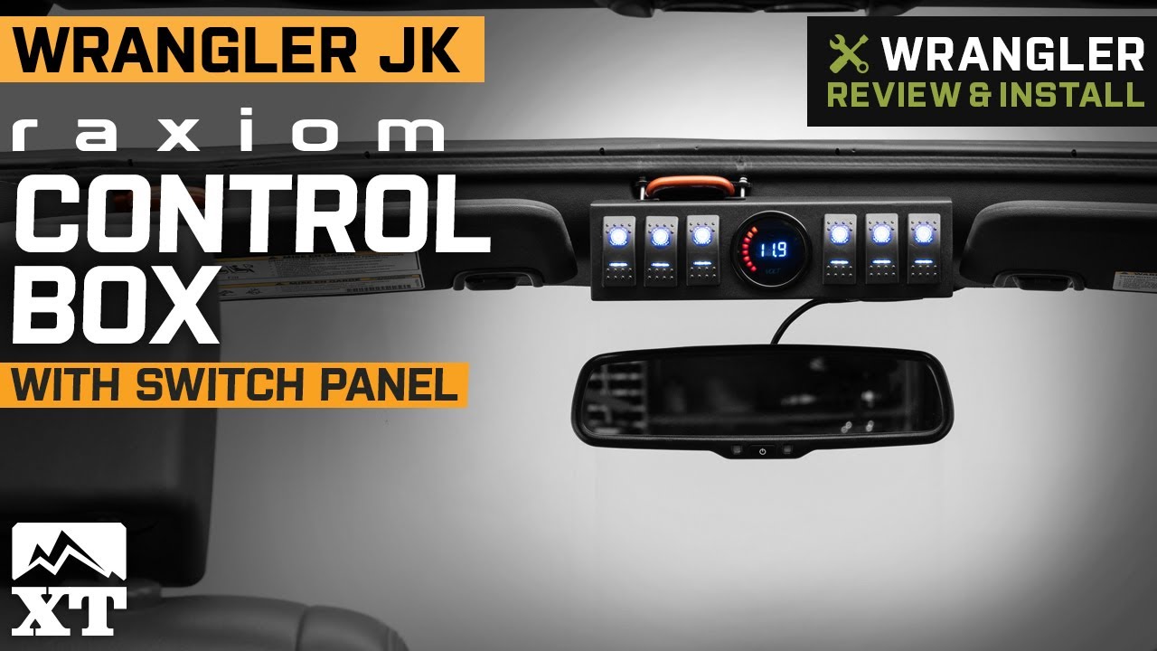 Raxiom Jeep Wrangler Control Box w/ Switch Panel J131127 (07-18 Jeep  Wrangler JK)