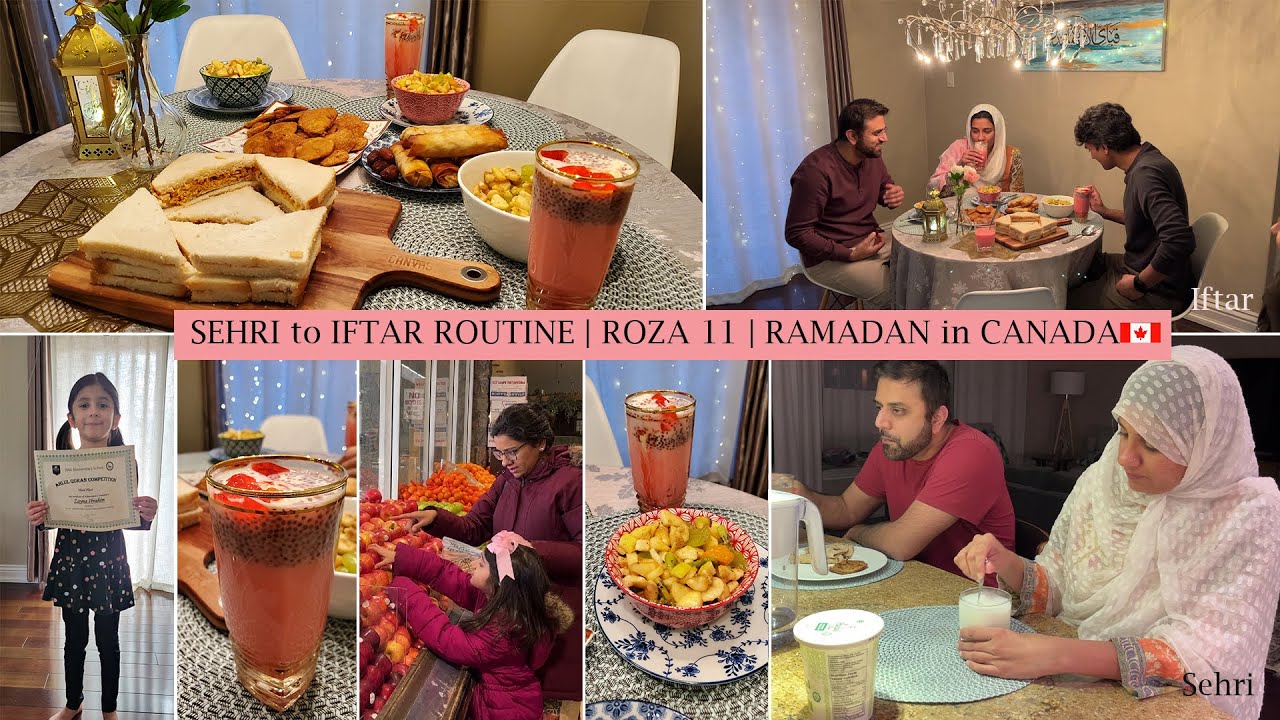 Mera SEHRI se IFTAR tak ka Routine | Aj Weekend Iftar Menu thora special Hoga | Ramadan in Canada