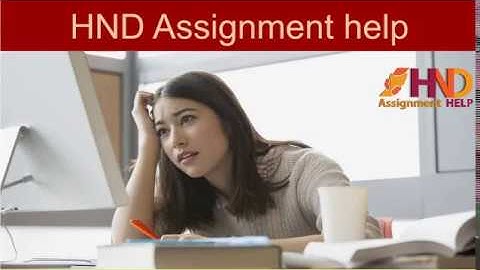 HND assignment help