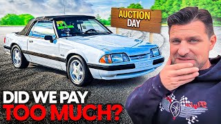 AUCTION DAY!! Did I just Steal this Foxbody Mustang?