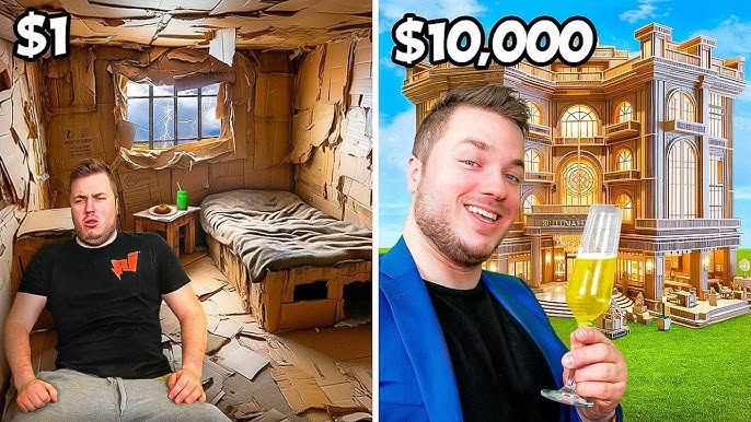 100 HOUR ULTIMATE Box Fort PRISON ESCAPE CHALLENGE! 