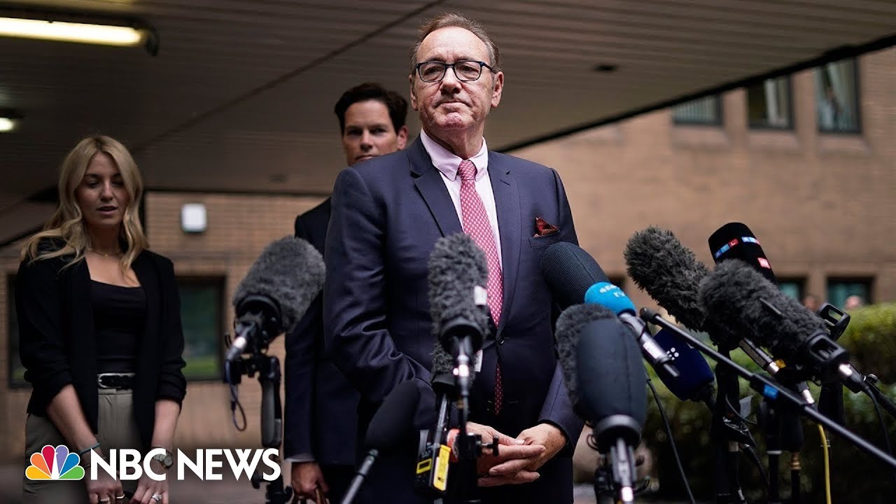 Kevin Spacey speaks after being found not guilty of sexual offenses