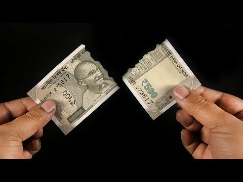 Magic Tricks With Currency Notes Revealed