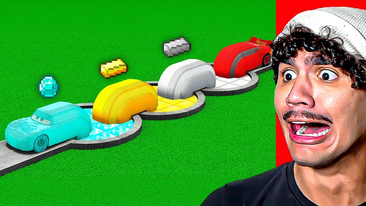 Reagindo a CARROS LONGOS vs PORTAL DO MINECRAFT in Teardown