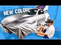 Wrapping my 350z! (It's not blue..)