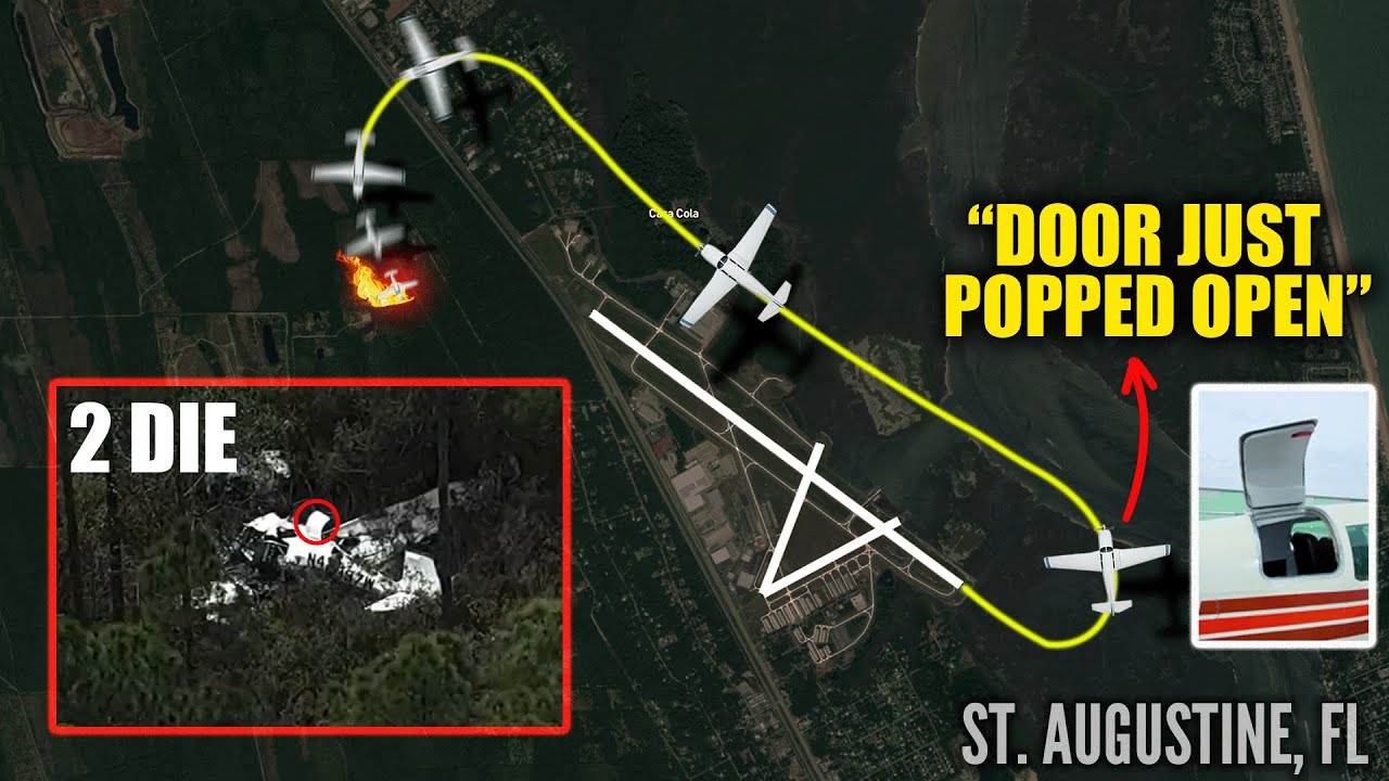 Двое погибли после того, как самолет рухнул в лесной массив недалеко от аэропорта Сент-Огастина!