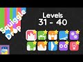 Squiggle Drop: Levels 31 - 40 Walkthrough &amp; iOS Apple Arcade Gameplay (by Noodlecake)