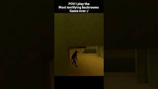 I Played The Most Terrifying Backrooms Game Ever! #vr #scary #shorts