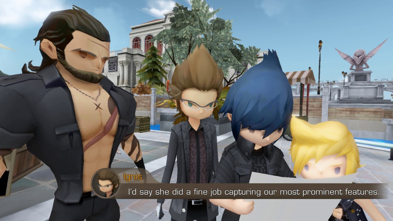 Final Fantasy Xv Pocket Edition Pokes Fun At Its Deformed Artstyle