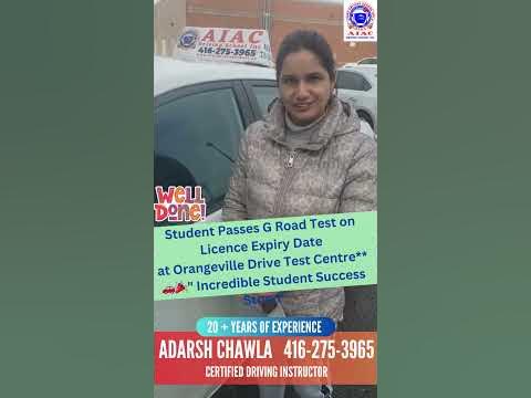Unbelievable! Student Passes G Road Test on Licence Expiry Date at Unbelievable! Student Passes G Road Test on Licence Expiry Date at