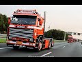 SCANIA 142, 143, 144, R500, R650 V8 Open Pipe sounds