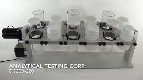 12 Place 220V 50/60Hz Variable-Speed Rotary Agitator (Rotator) for TCLP - US EPA SW-846