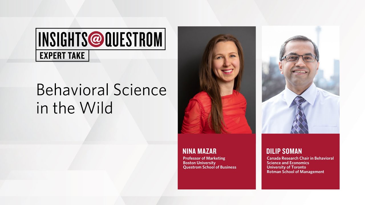 Expert Take: Behavioral Science in the Wild - YouTube